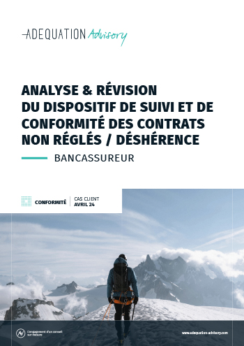 Analyse & révision du dispositif de suivi et de conformité des contrats non réglés / Déshérence