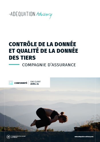 Contrôle de la donnée et qualité de la donnée des tiers